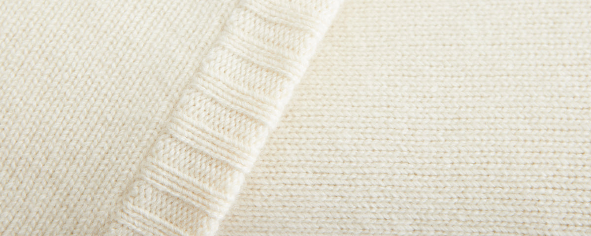 classico ivory cashmere throw