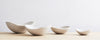 white pearl oval bowl collection