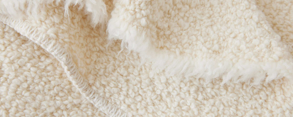 curly wool throw collection