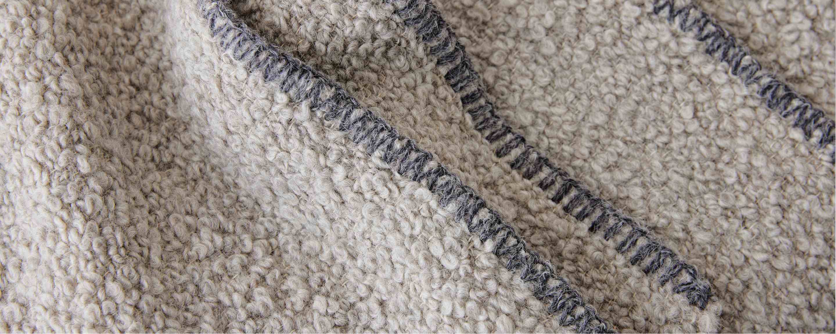 curly wool throw collection