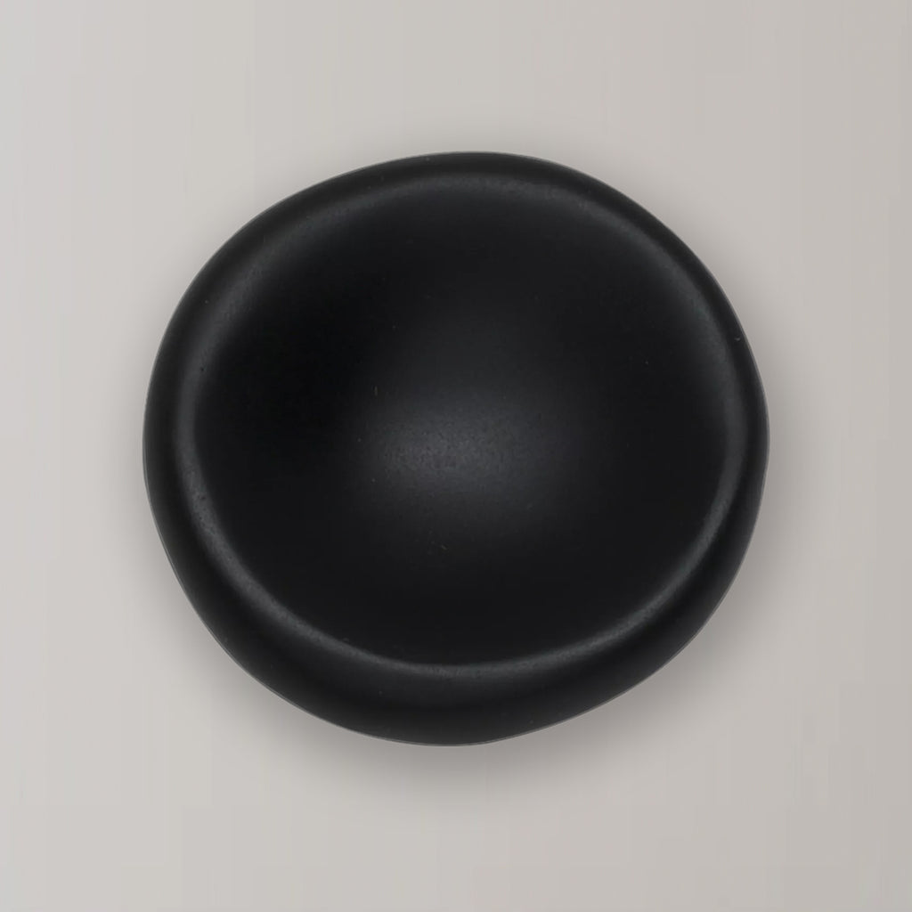 resin amoeba bowl small, black