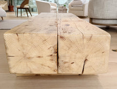vintage beam bench