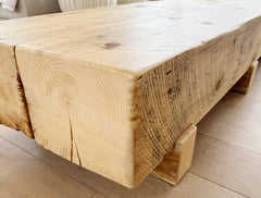 vintage beam bench