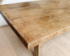 vintage wood bench