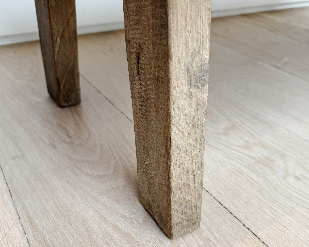 vintage wood bench