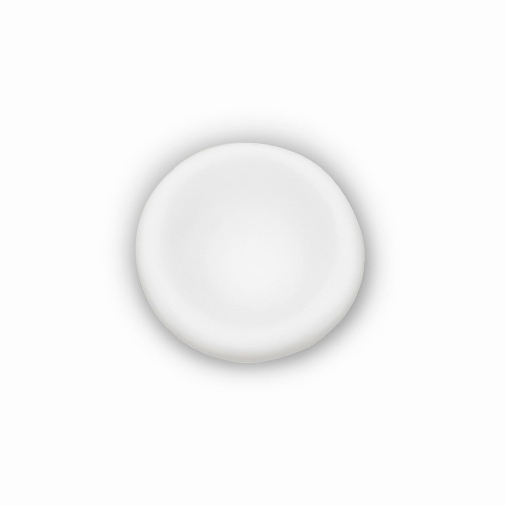 resin amoeba bowl small, white