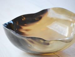 horn wavy round bowl