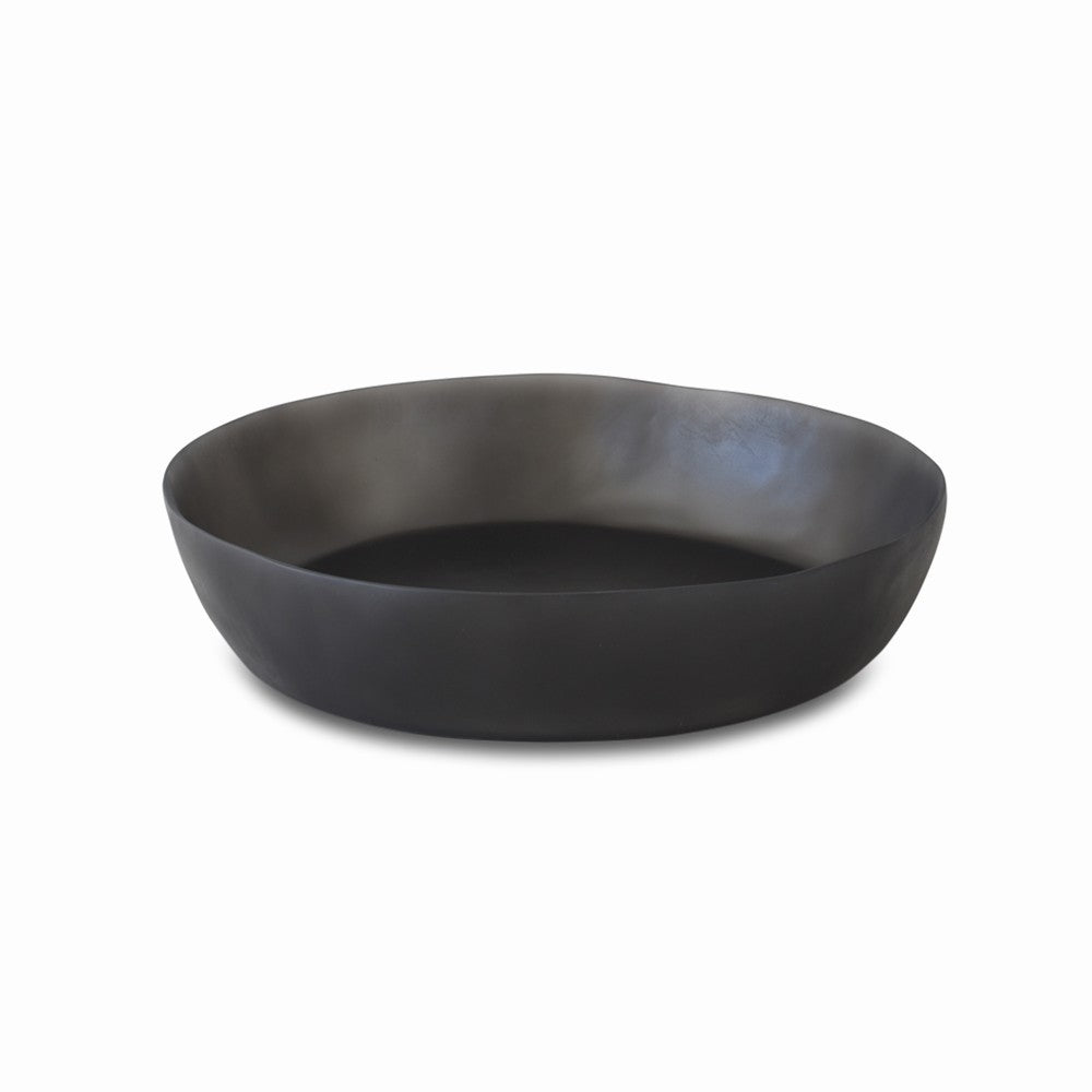 resin wide bowl extra large, black