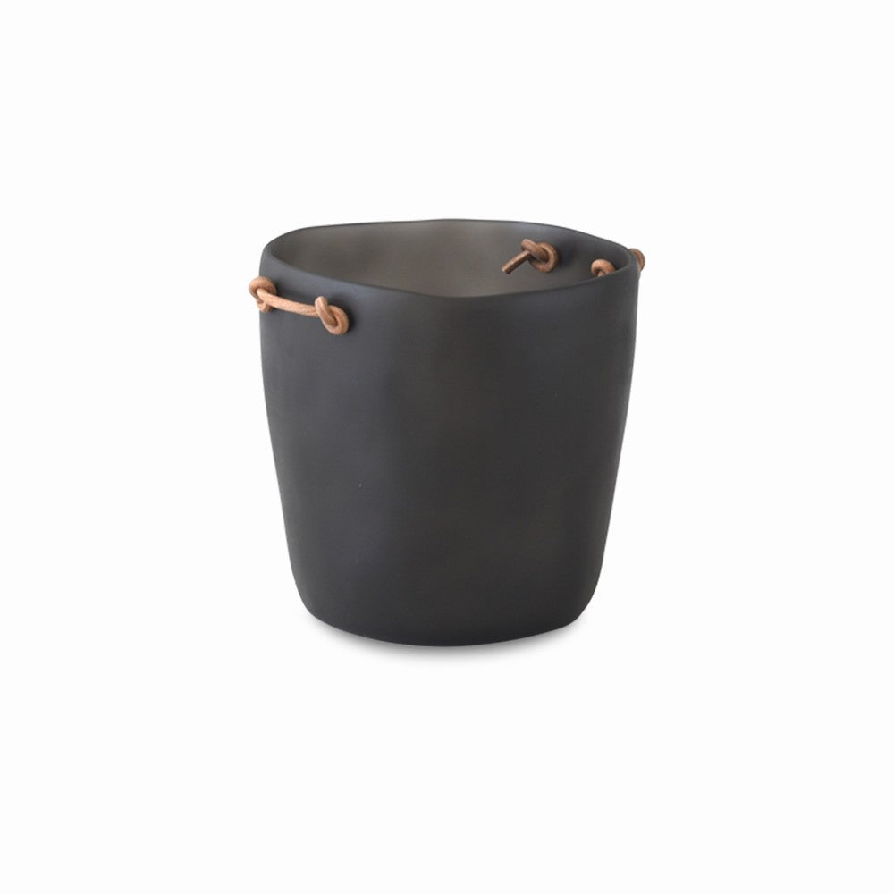 resin champagne bucket, black
