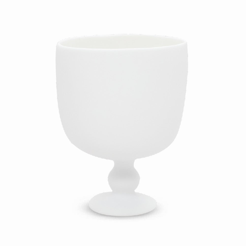 resin pedestal champagne bucket, white