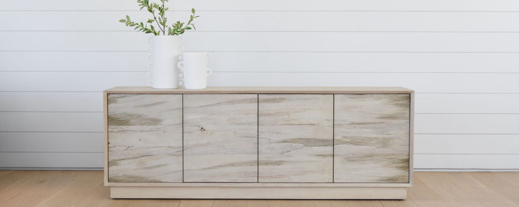 camerl cabinet - oak and spalted