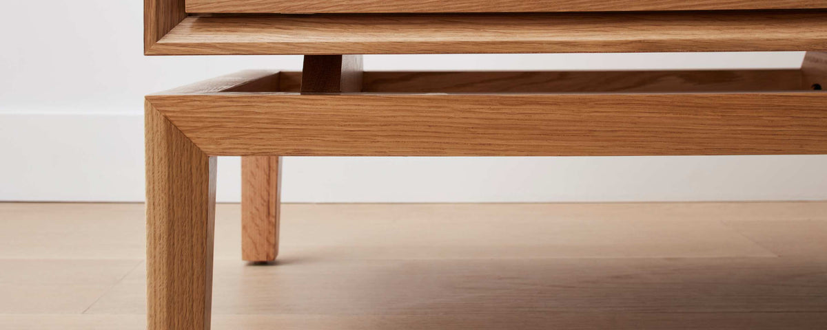 the homenature oak media cabinet