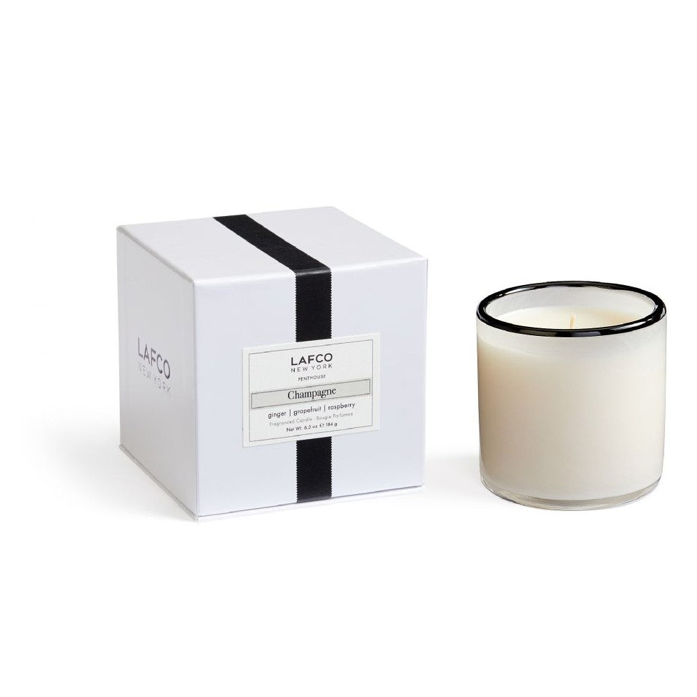 champagne penthouse candle