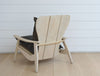 outdoor teak lounge chair with ottoman