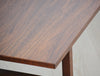 vintage midcentury walnut coffee table
