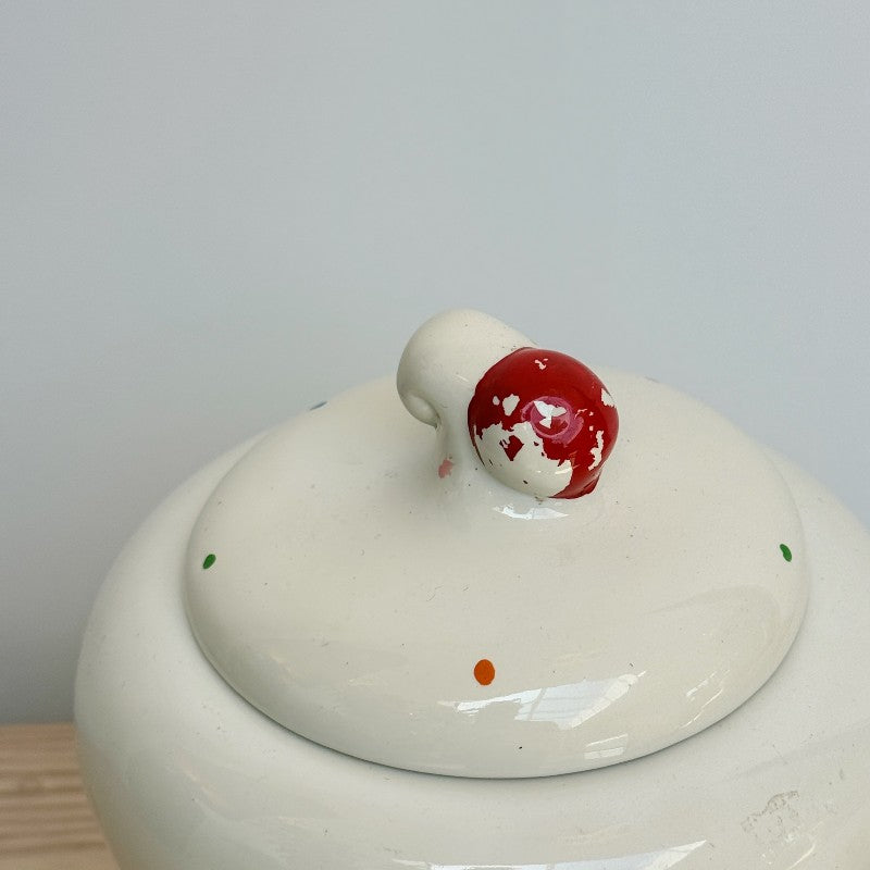 vintage 70's ice cream cone cookie jar