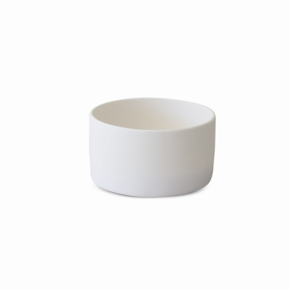 resin dog bowl white, small