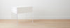 the homenature dune lacquer and lucite end table