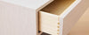 the homenature mercer nightstand in silver oak