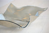 silver glass centerpiece long