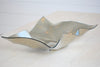 silver glass centerpiece long