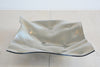 silver glass centerpiece long
