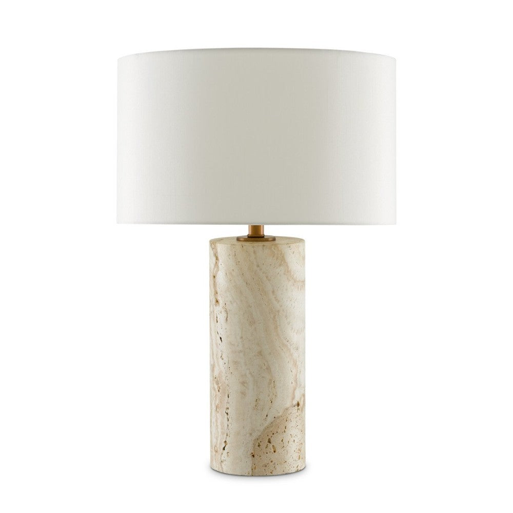 sands point travertine lamp