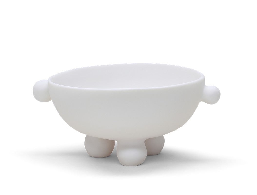 bubble platter white