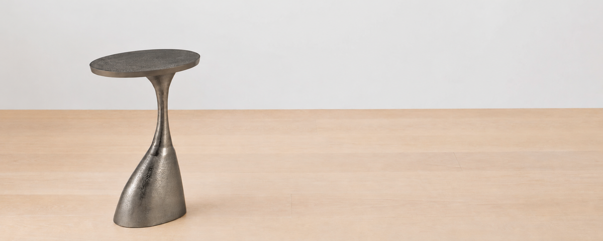 madison silver occasional table
