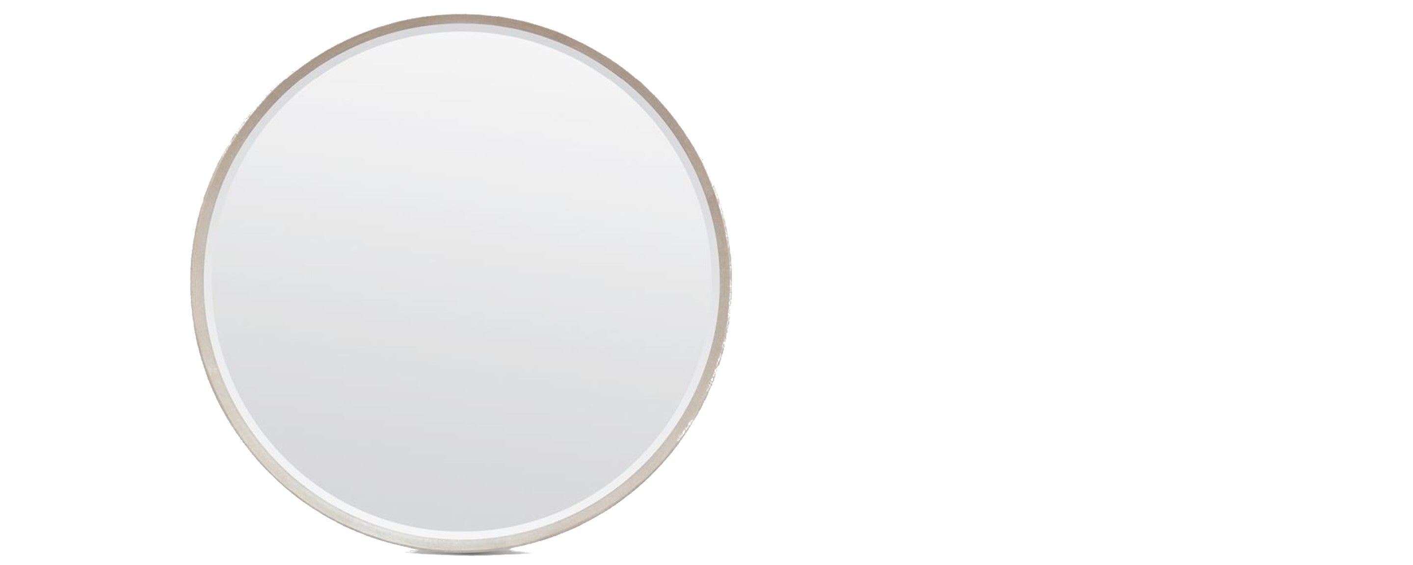 faux shagreen mirror, sand 32"