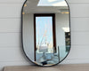 vintage oval mirror