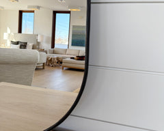 vintage oval mirror