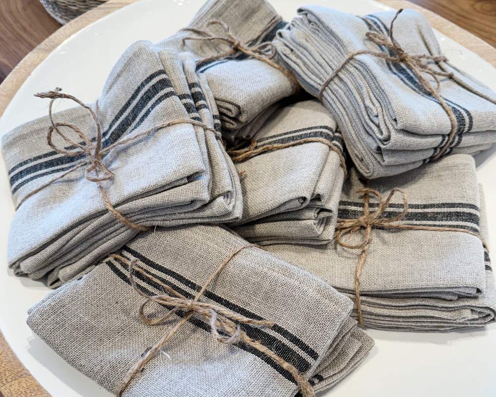 belgian linen napkins- S/4