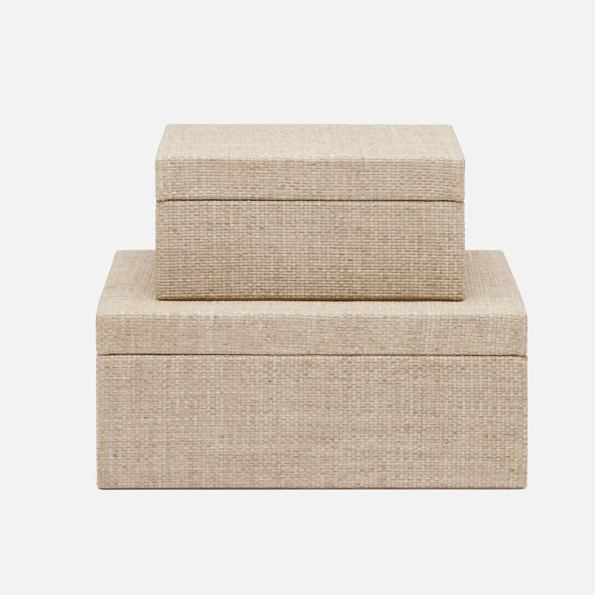raffia ash box, small