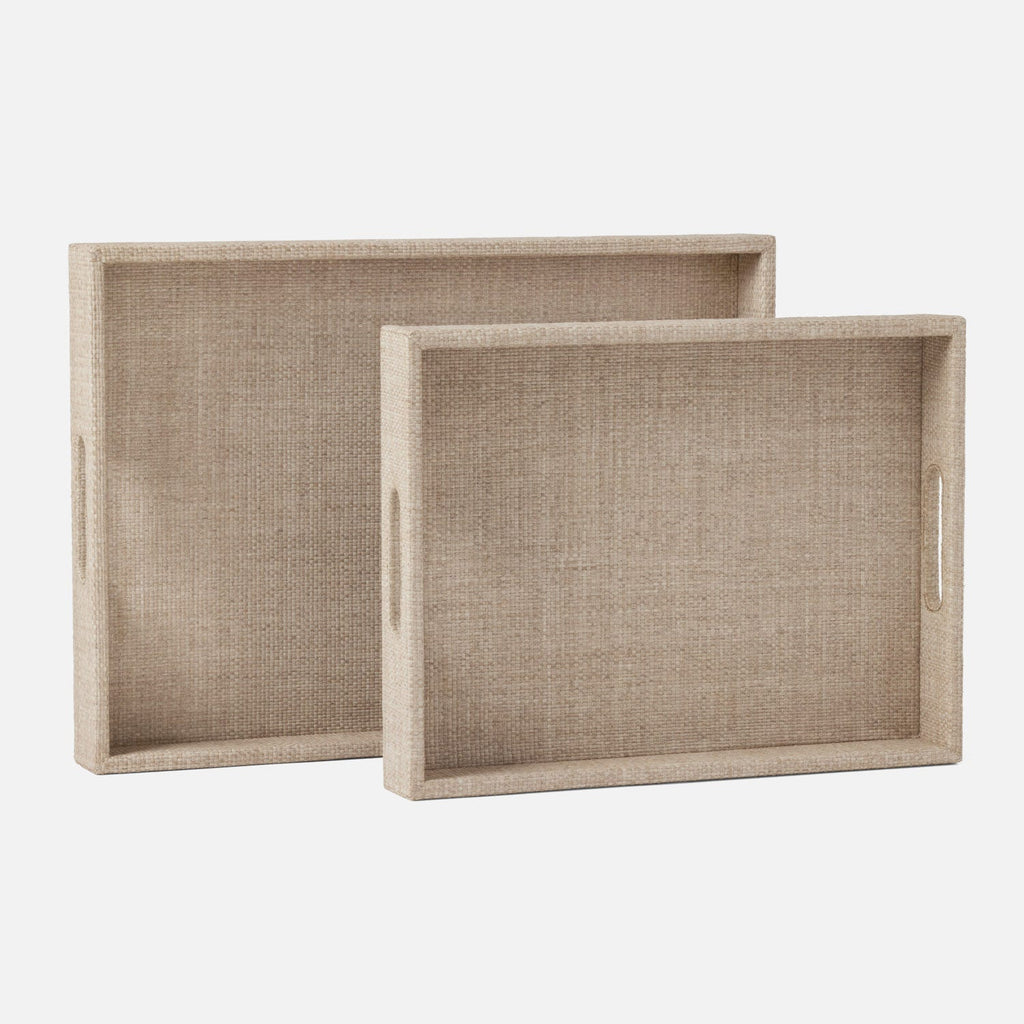 raffia ash tray, large