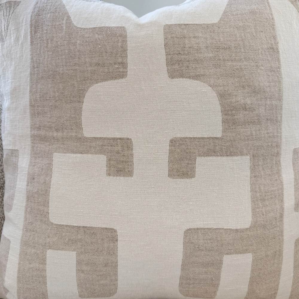 waters cream pillow