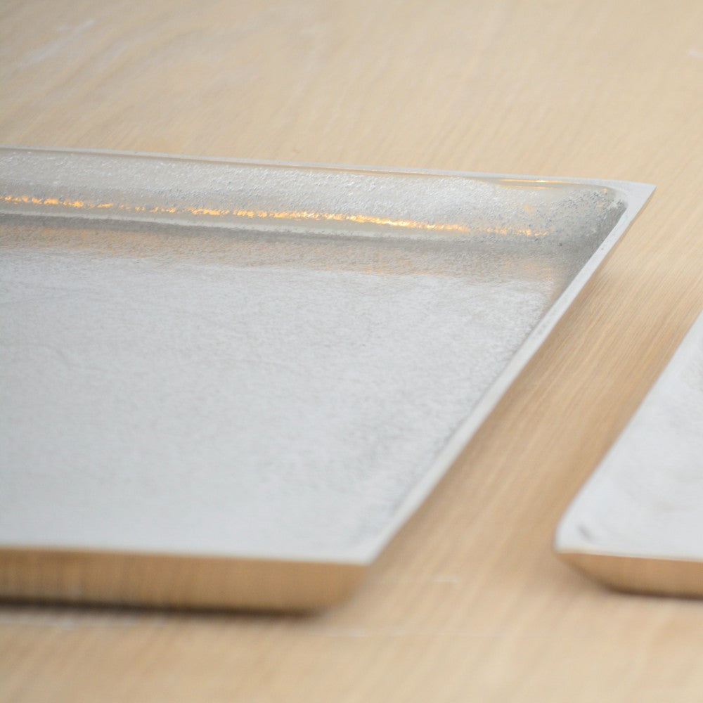 square plate raw nickel, small