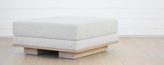 the homenature pond lane ottoman