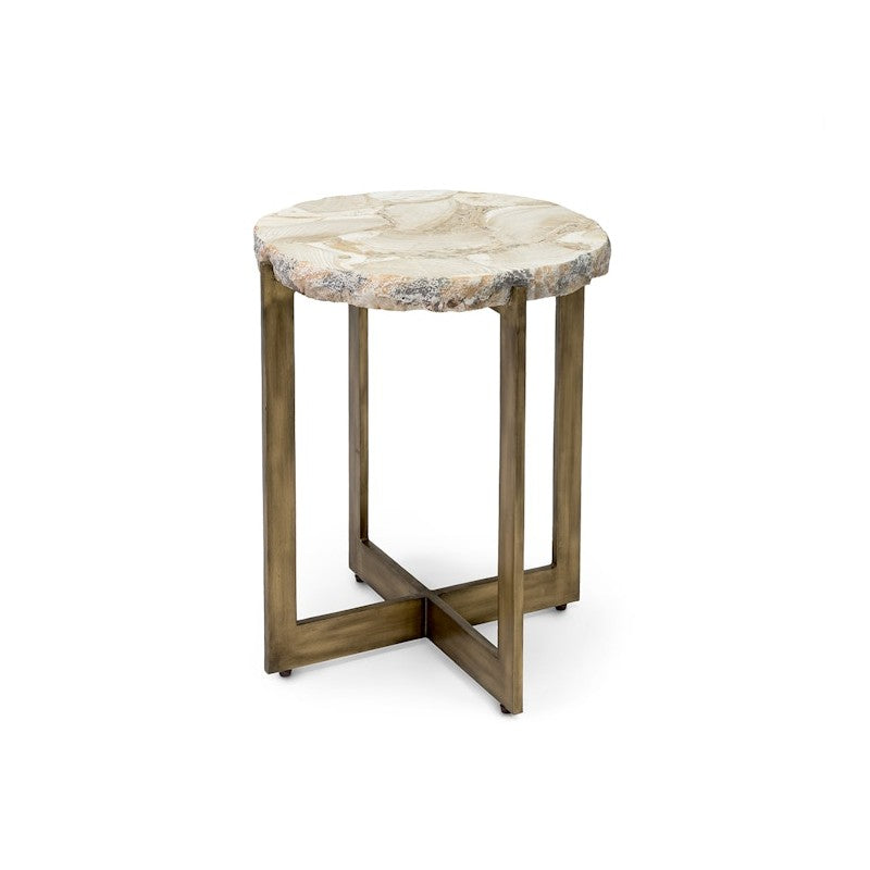 clamstone side table