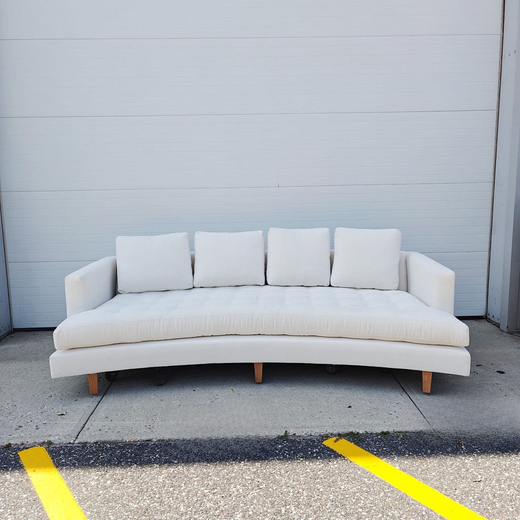 the homenature malibu sofa 96" in attica snow