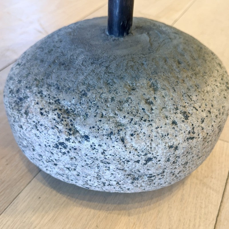 stone & metal cocktail table