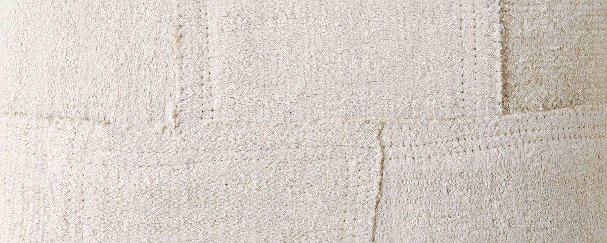 hemp patchwork pillow
