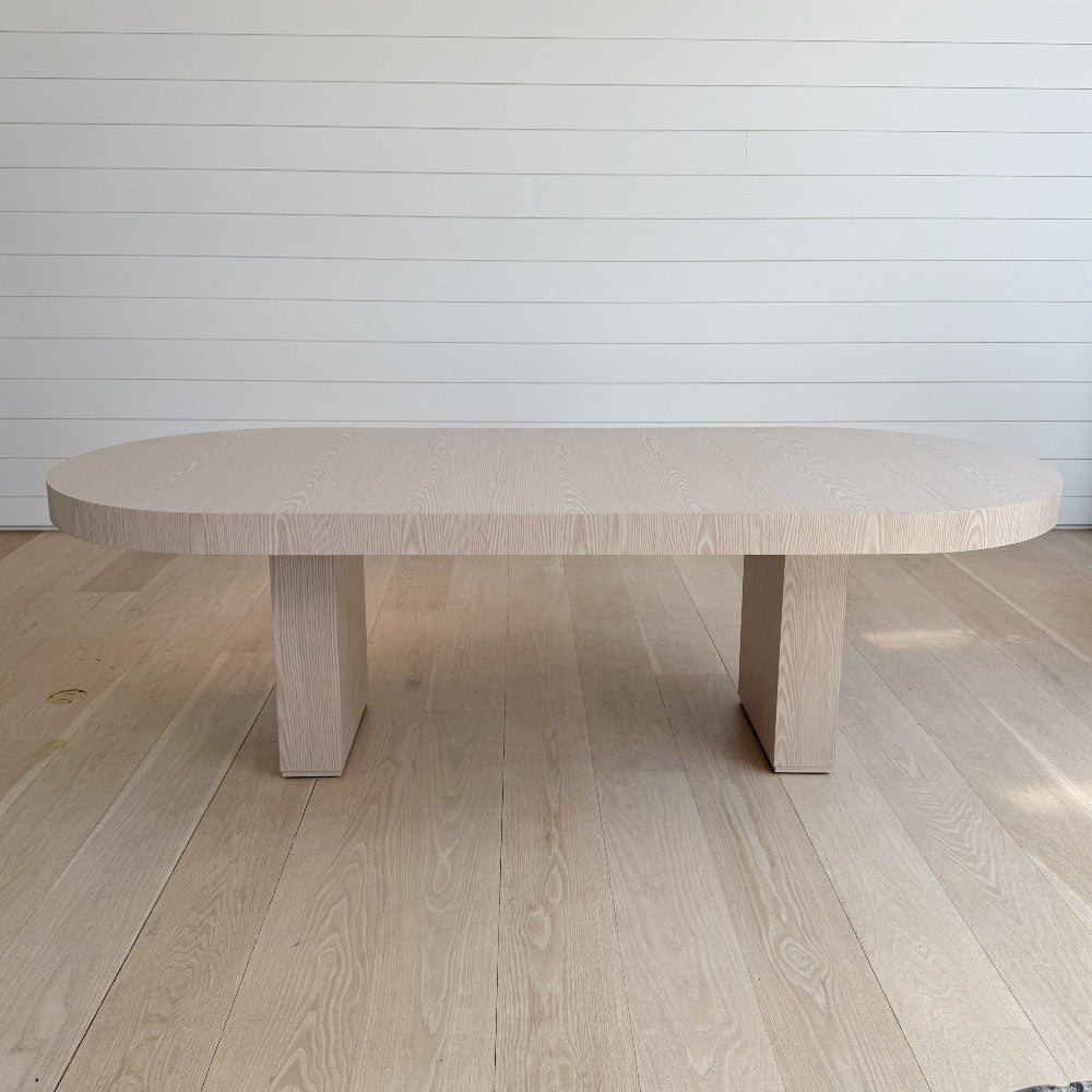 the homenature further lane dining table - racetrack oval