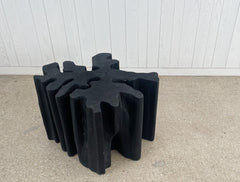the blackened trunk side table