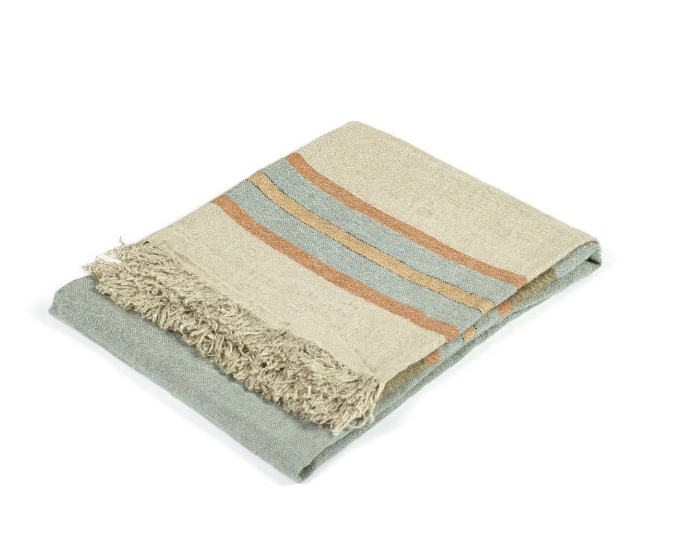 multi stripe throw