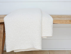 curly wool throw collection