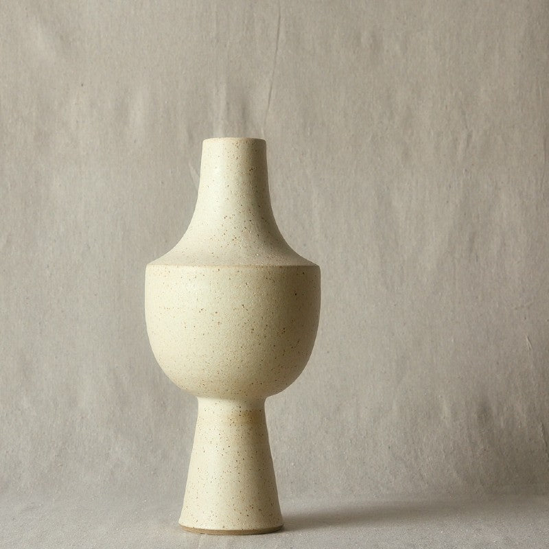 warner walcott half sphere vase w/conical foot