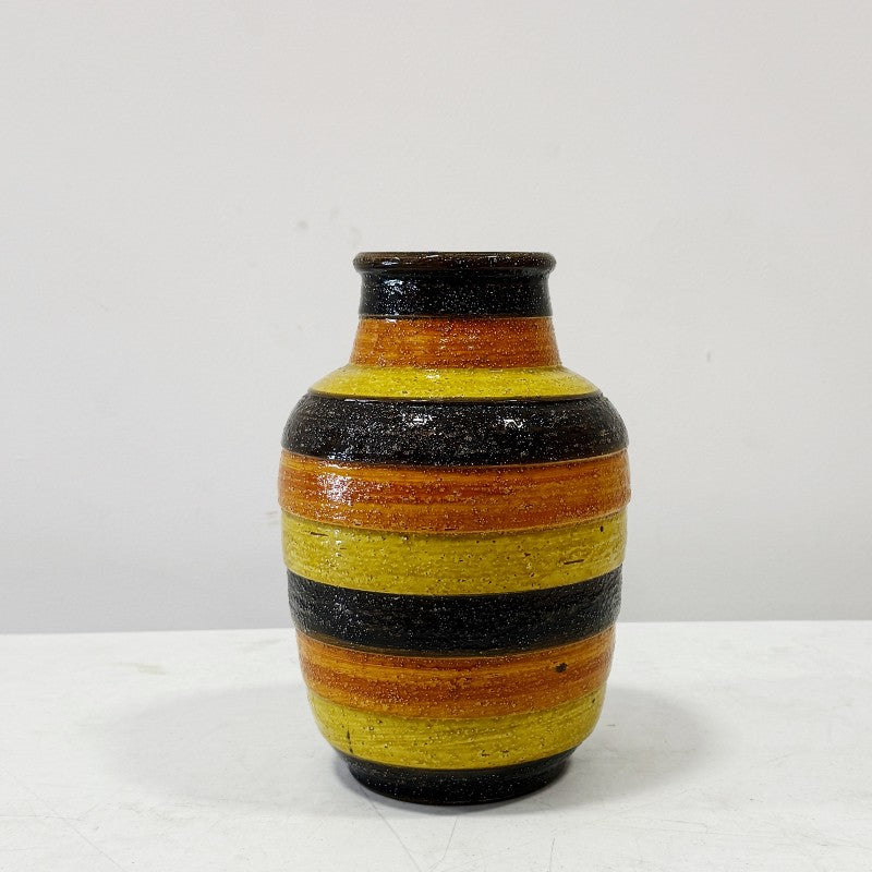 vintage italian bitossi ceramic vase
