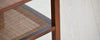 vintage pair of midcentury walnut end tables