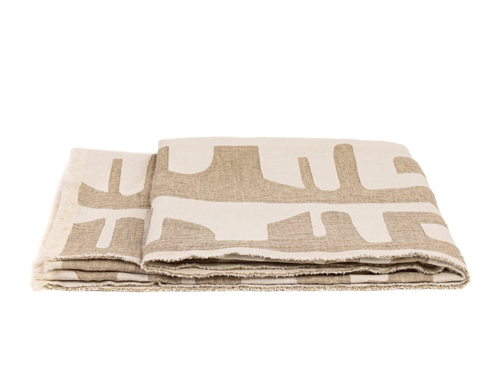 waters brown throw